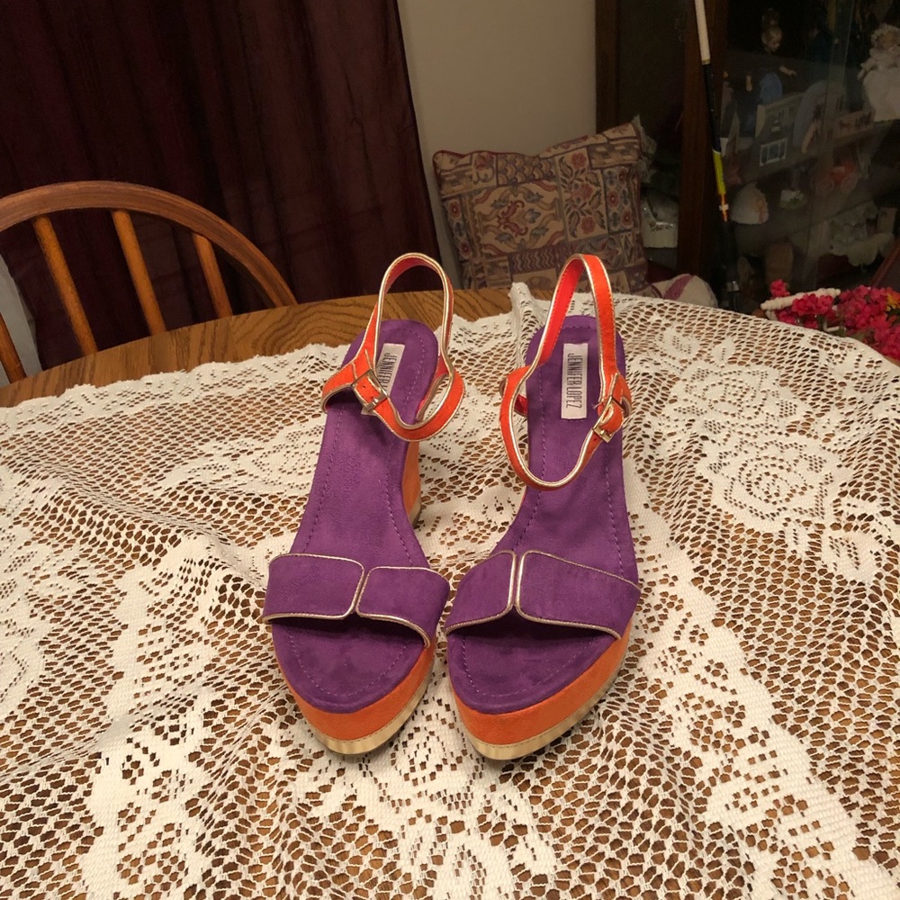 Jennifer Lopez wedge sandals